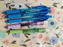 派通（Pentel ）BLN105按动天蓝色中性笔高颜值0.5mm签字笔商务学生速干水笔水性笔文具 天蓝色3支装 实拍图