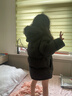 保姆鹅 儿童羽绒服宝宝短款加厚白鸭绒外套男童女童保暖防风冬[NG2637] 黑 130 实拍图