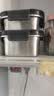 乐扣乐扣（LOCK&LOCK）本色食品级不锈钢保鲜盒带饭饭盒密封冰箱厨房收纳水果餐盒600mL 实拍图