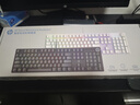 惠普（HP）K10G-104键真机械键盘有线 高颜值茶轴冰蓝光 金属面板电竞游戏全键无冲热插拔 实拍图