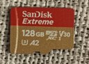 闪迪（SanDisk）128GB TF(MicroSD)内存卡4K极速金卡A2 V30 U3兼容大疆Pocket3/4P/Action 6运动相机/无人机存储卡 实拍图