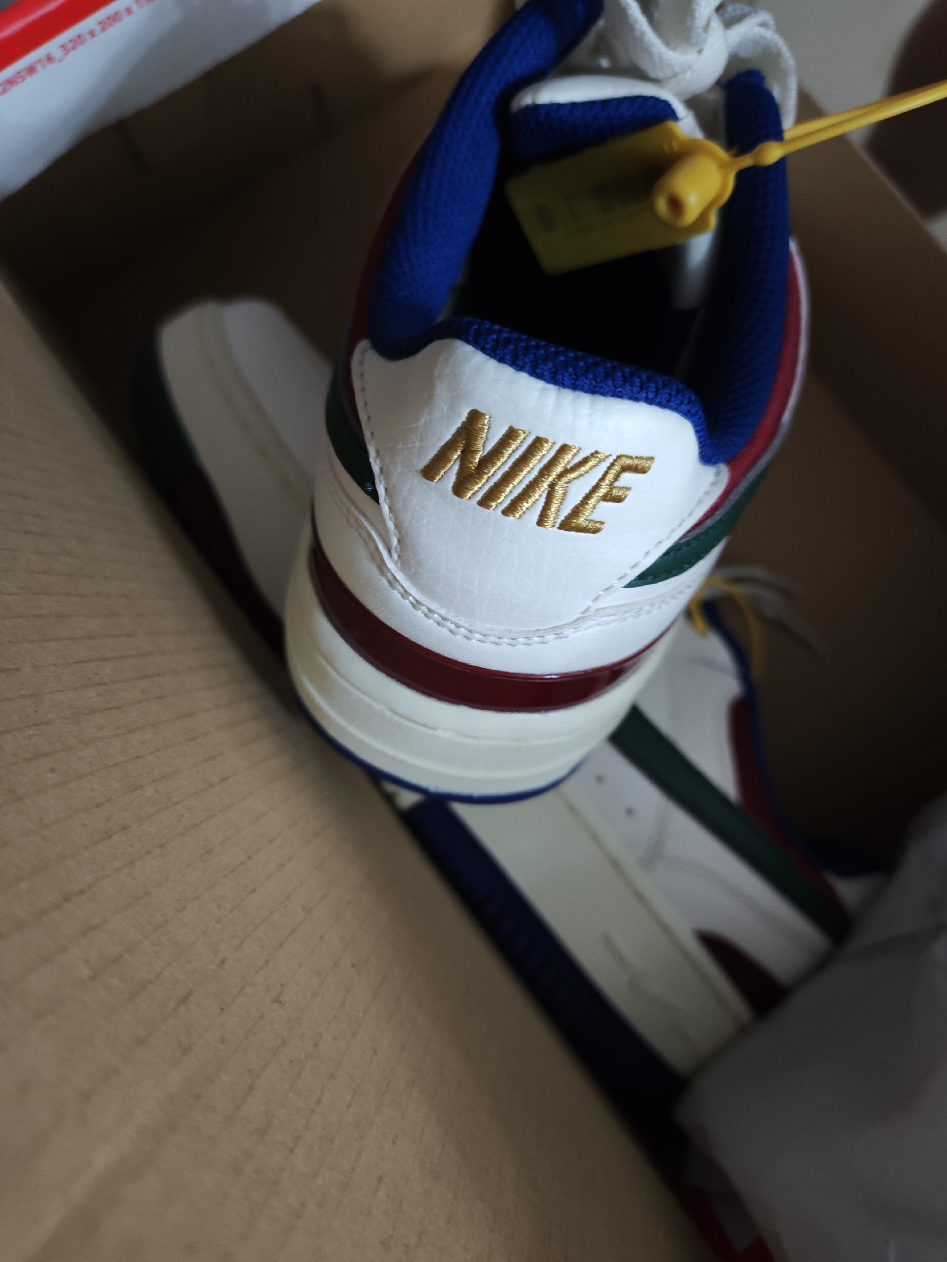 耐克NIKE板鞋女缓震透气GAMMA FORCE运动鞋DX9176-102白绿蓝38 实拍图