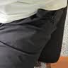 探拓（TECTOP）软壳裤男女春夏防泼水透气快干登山徒步长裤 男款云墨黑 S 实拍图