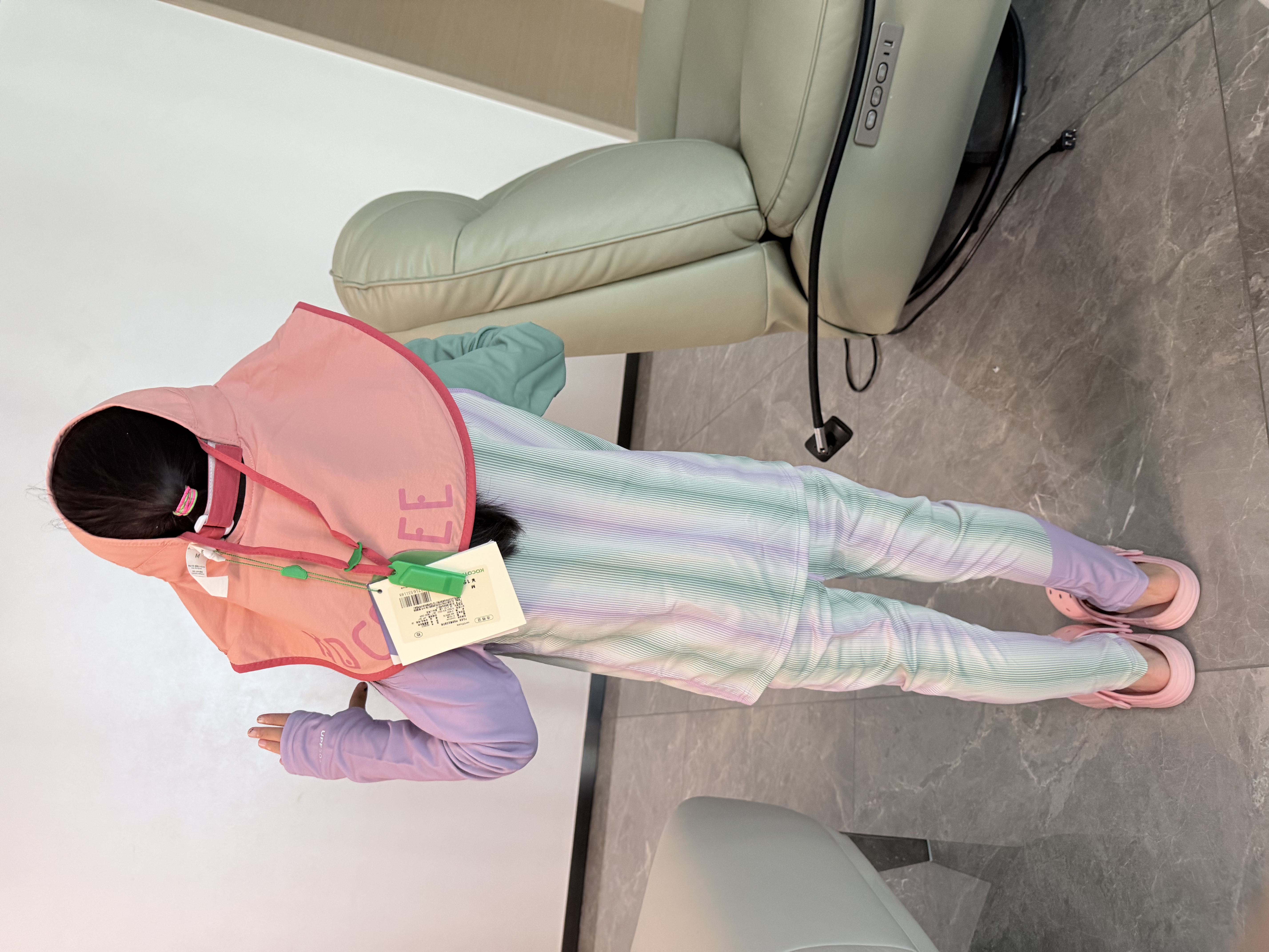 Kocotreekk树儿童防晒帽防紫外线宝宝遮阳帽夏季男童女童太阳帽沙滩大帽檐 实拍图