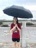 小米宝宝全自动雨伞晴雨两用伞防紫外线遮阳伞加固折叠24骨男女双人雨伞 星夜黑 24骨 自动雨伞 实拍图