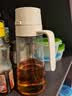 双枪油壶厨房家用不挂油玻璃自动开合油罐食用油酱油瓶醋油瓶650ml 实拍图