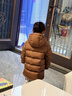 保姆鹅  【风墙】儿童羽绒服宝宝中长款护脸加厚外套保暖童装[NG2664] 可可 120 实拍图