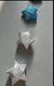 离草星星折纸 幸运星手工彩纸 渐变蓝色闪粉款 520张 儿童手工 星星纸 实拍图