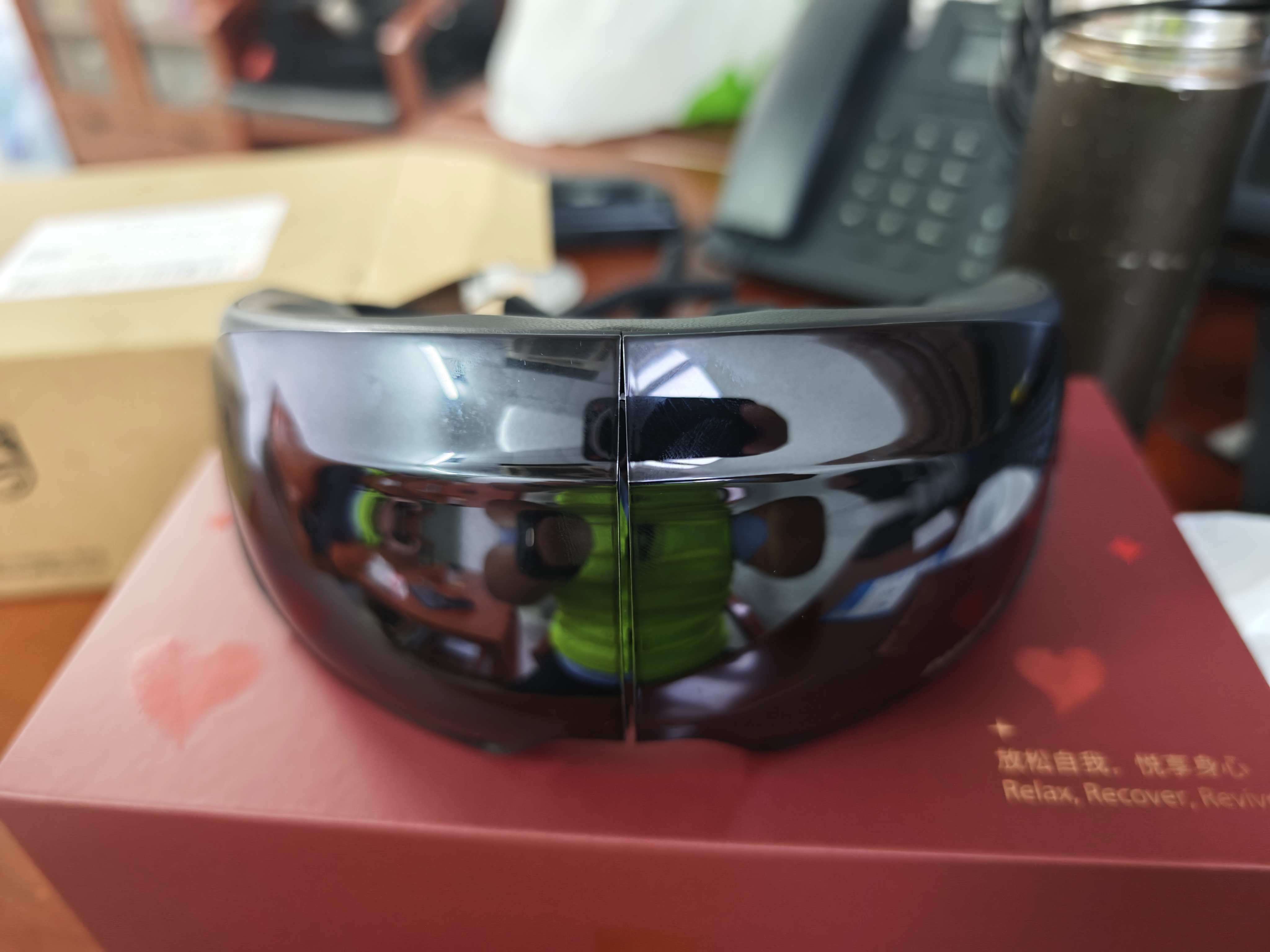 飞利浦（PHILIPS）眼部按摩仪【静音深睡宝】按摩眼罩眼睛按摩器护眼仪疲劳舒缓送父母男女朋友节日生日礼物7105E 实拍图