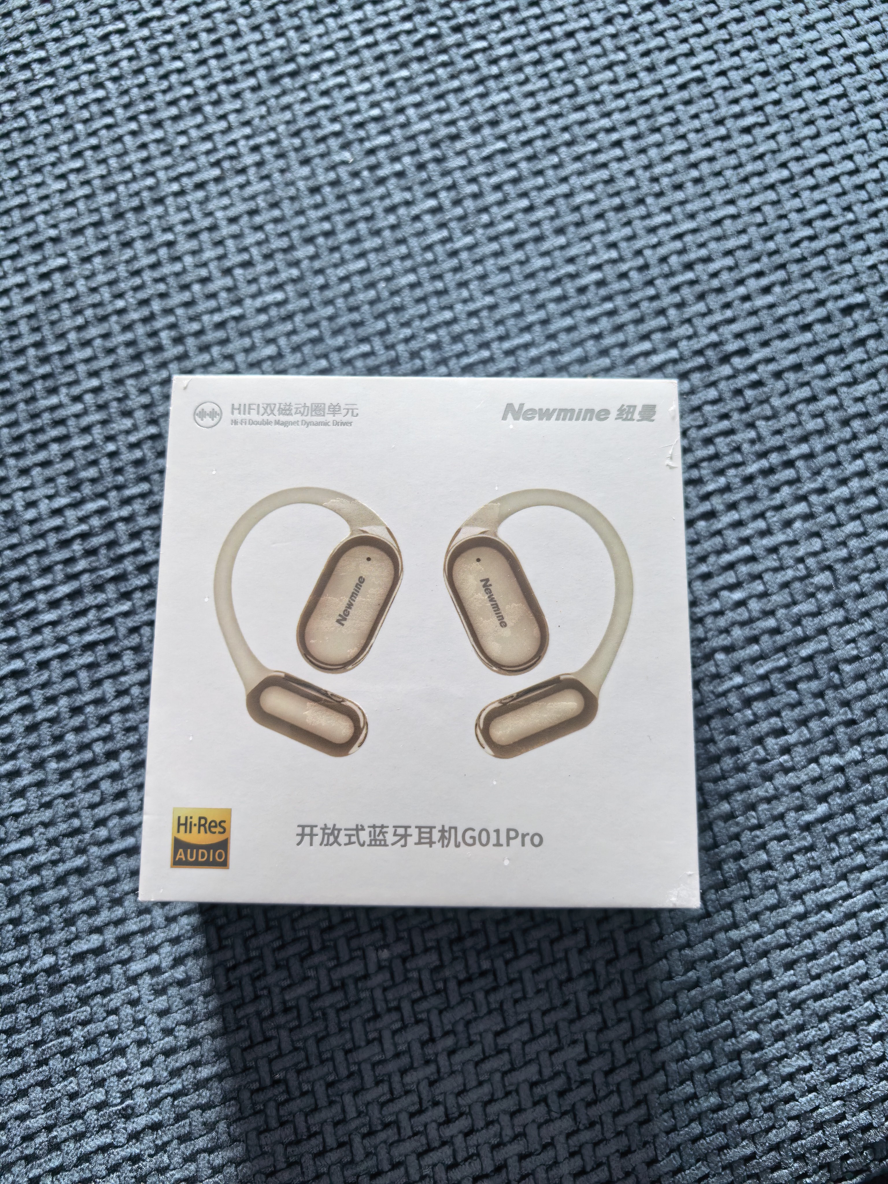 纽曼（Newmine）【2026最新款丨金标认证】G01挂耳式蓝牙耳机AI智能无线开放式骨传导概念降噪运动跑步不入耳 黑 实拍图
