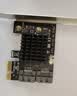 EB-LINK PCI-E转SATA3.0扩展卡4口台式机电脑内置SSD固态硬盘转接卡可做系统盘免驱 实拍图