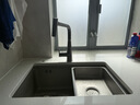 科勒（KOHLER）赫明厨房水龙头 冷热出水洗菜盆水龙头 抽拉式可旋转调节 墨影灰 实拍图