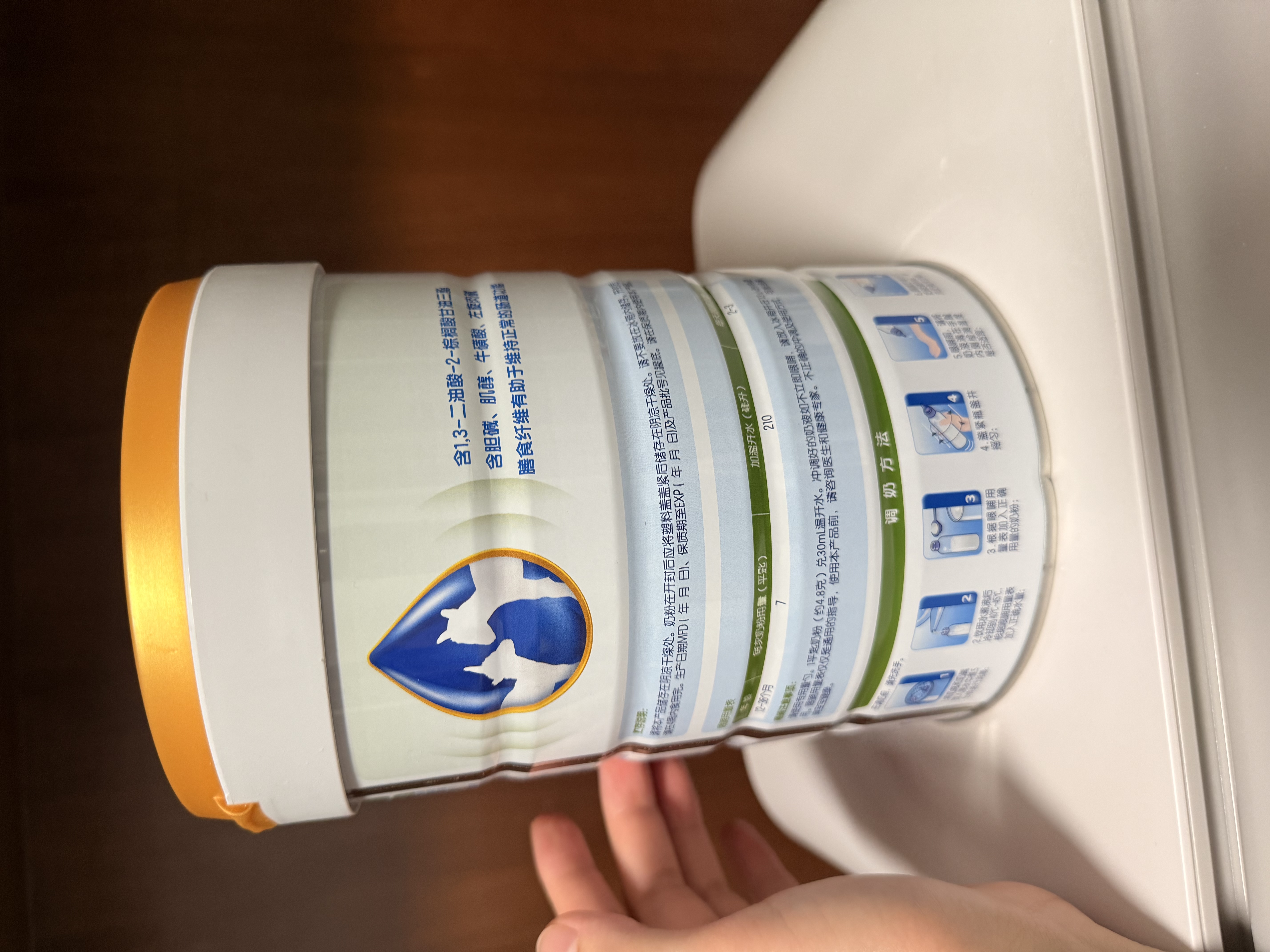 佳贝艾特（Kabrita）羊奶粉 悦白2/3段 800g/400g 早阶段较大婴幼儿奶粉 荷兰进口 3段 新悦白 800g 6罐 领券立减120 实拍图