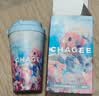 霸王茶姬（CHAGEE）保温杯316L不锈钢乐扣咖啡茶壶保冷冰水杯子生日礼物玫瑰丛中蓝色 实拍图
