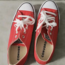匡威（Converse）All Star夏季经典帆布男女低帮休闲运动鞋黑色1Z635 101007/红色 37.5 实拍图