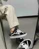 万斯（VANS）范斯经典款Old Skool黑色低帮复古鞋 Vans经典街头男女板鞋夏季新 黑色 36 _鞋内长22.5cm 实拍图