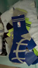 NBA袜子男士中筒时尚运动袜毛圈加厚毛巾底防滑跑步篮球棉袜3双 实拍图