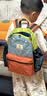 SHUKIKU儿童书包幼儿园一年级书包小学生背包男女生户外旅游双肩包橙红M 实拍图