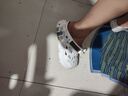 斯凯奇（Skechers）七夕情人节礼物洞洞鞋女鞋夏季厚底泡泡鞋沙滩鞋凉鞋包头凉拖鞋 实拍图