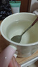 几物森林陶瓷马克杯带勺盖杯子咖啡杯情侣茶杯男女洗碗机可用 黄色420ml 实拍图
