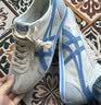 Onitsuka Tiger鬼塚虎男鞋 慢跑鞋透气轻便男女款运动休闲鞋RUNSPARK 白色/藏青色(1183B480-107) 36 实拍图