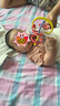 babycare宝宝牙胶磨牙咬胶婴儿玩具曼哈顿球星空手抓球6月+ 杜巴利红 实拍图