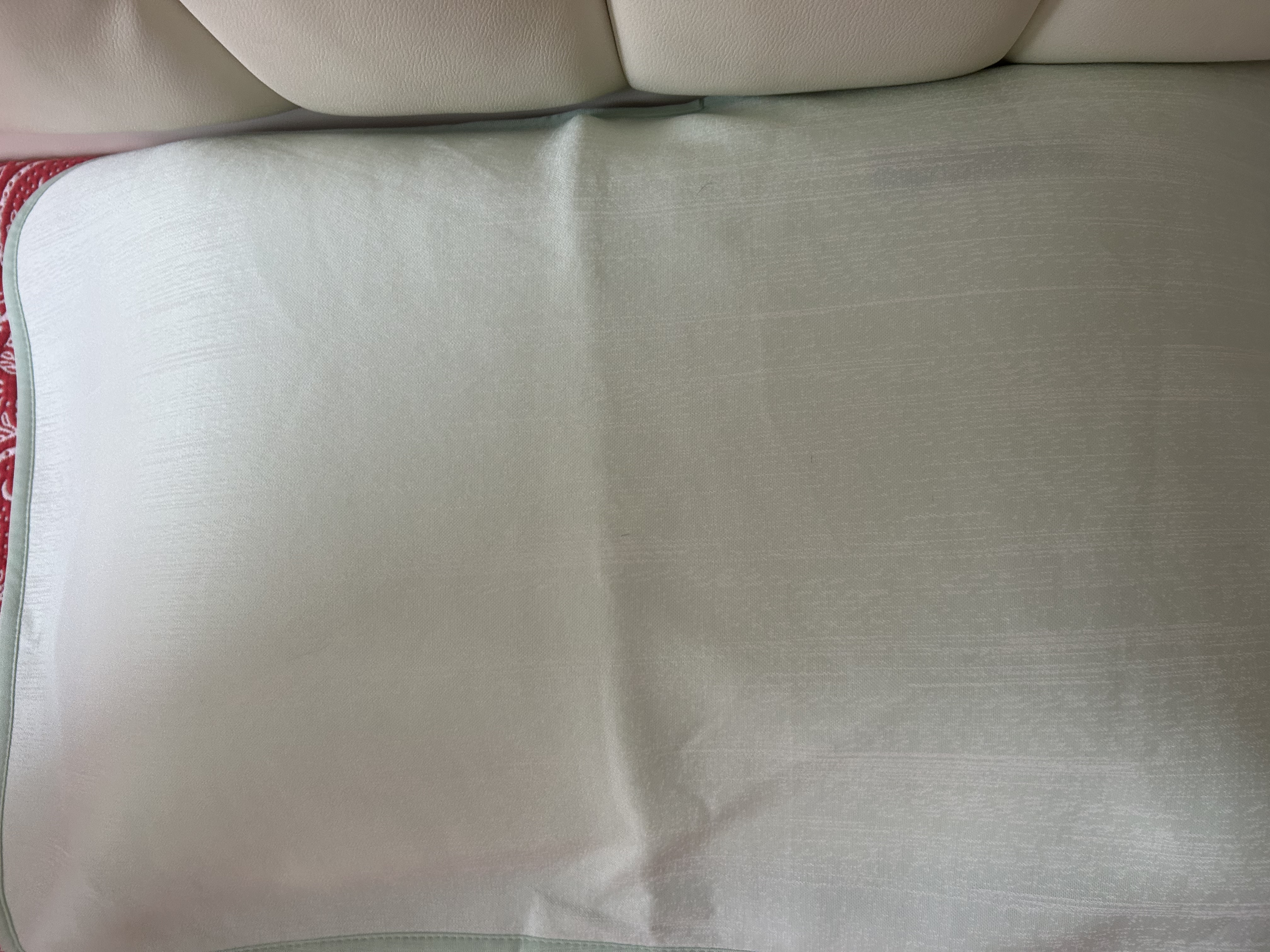 LOVO罗莱A类抗菌凉席可机洗冰丝席夏季席子床笠款三件套150*200*30cm 实拍图