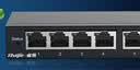 锐捷5口千兆接入交换机 RG-ES105GD 企业级铁壳非网管桌面型交换器分流器 办公家用宿舍即插即用分线器 实拍图