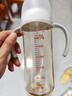 贝亲（Pigeon）自然离乳 PPSU重力球吸管双把手奶瓶 330mL 12月+ AA253 实拍图