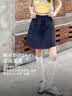 雪茜曼凉感速干裙裤女2026年夏新款山系显瘦高腰韩系简约工装风短裤 实拍图