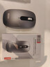 联想（Lenovo）无线鼠标蓝牙静音双模可充电办公家用商务超薄笔记本电脑平板手机适用于小米华为荣耀联想苹果 金属灰【电量显示丨无线蓝牙双模丨可充电】 实拍图