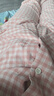 MUJI[自营限定款]女士无侧缝 双层纱织睡衣 纯棉家居服 浅粉红色 XL 实拍图