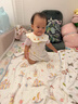 童泰（TONGTAI）女宝宝短袖连衣裙夏季纯棉婴儿衣服女童睡裙睡衣家居服粉色80cm 实拍图