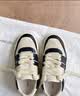 FOOT INDUSTRY 足下工业「品牌经典」90s板鞋复古休闲运动滑板鞋厚底男女百搭 黑色/米白 42 实拍图