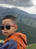 雷朋（RayBan）雷朋儿童款0RJ9069S 705987橡胶灰镜框深灰色镜片 尺寸48 实拍图