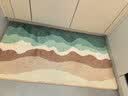 大江浴室地垫厕所浴室门口吸水防滑垫植绒卫生间地垫60x110cm 实拍图
