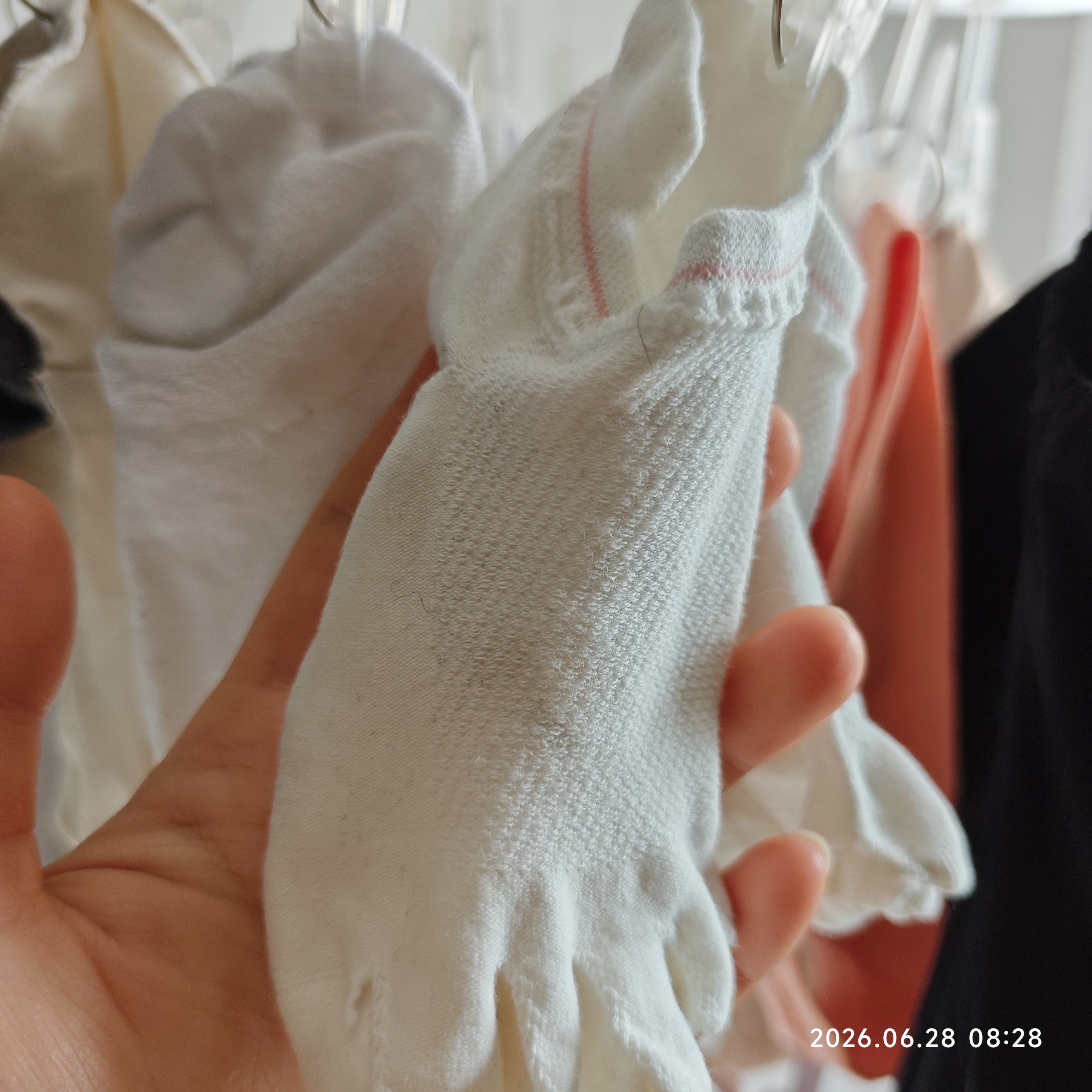 棉竹屋五指袜子女春夏薄款透气短袜分趾10A抗菌防臭吸汗棉质女士五趾袜 全白组 5双 均码 【五趾分离/7A抗菌】 实拍图