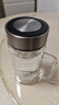 京东京造 茶杯 双层玻璃茶水分离泡茶咖啡杯子带把手大容量500ml 实拍图