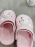 牧童儿童拖鞋夏男宝宝洞洞鞋软底女童卡通洗澡婴幼儿家居鞋萌兔粉170 实拍图