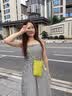 JINSHIWQ夏季迷你小包包女2026新款轻便斜挎小包夏天散步小众手机包钥匙袋 实拍图
