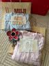 MUJI 女式无侧缝双层纱织长袖睡衣 家居服套装纯棉女款26年秋冬新品 蓝色条纹 M （上装160/84A 下装160/66A） 实拍图