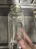 DELISOGA新方式冷泡茶水瓶子玻璃密封装水容器冰茶冷萃瓶耐高温便携茶杯子 1000ML-刻度冷萃杯【带盖密封】 实拍图