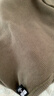 优衣库棉麻衬衫式茄克/格子/长袖男装外套夹克490283 09 黑色 L 实拍图