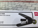 得力（deli）（省力订书机/订书器大号厚层60页附23/10订书钉500枚 黑色0465+0015 实拍图