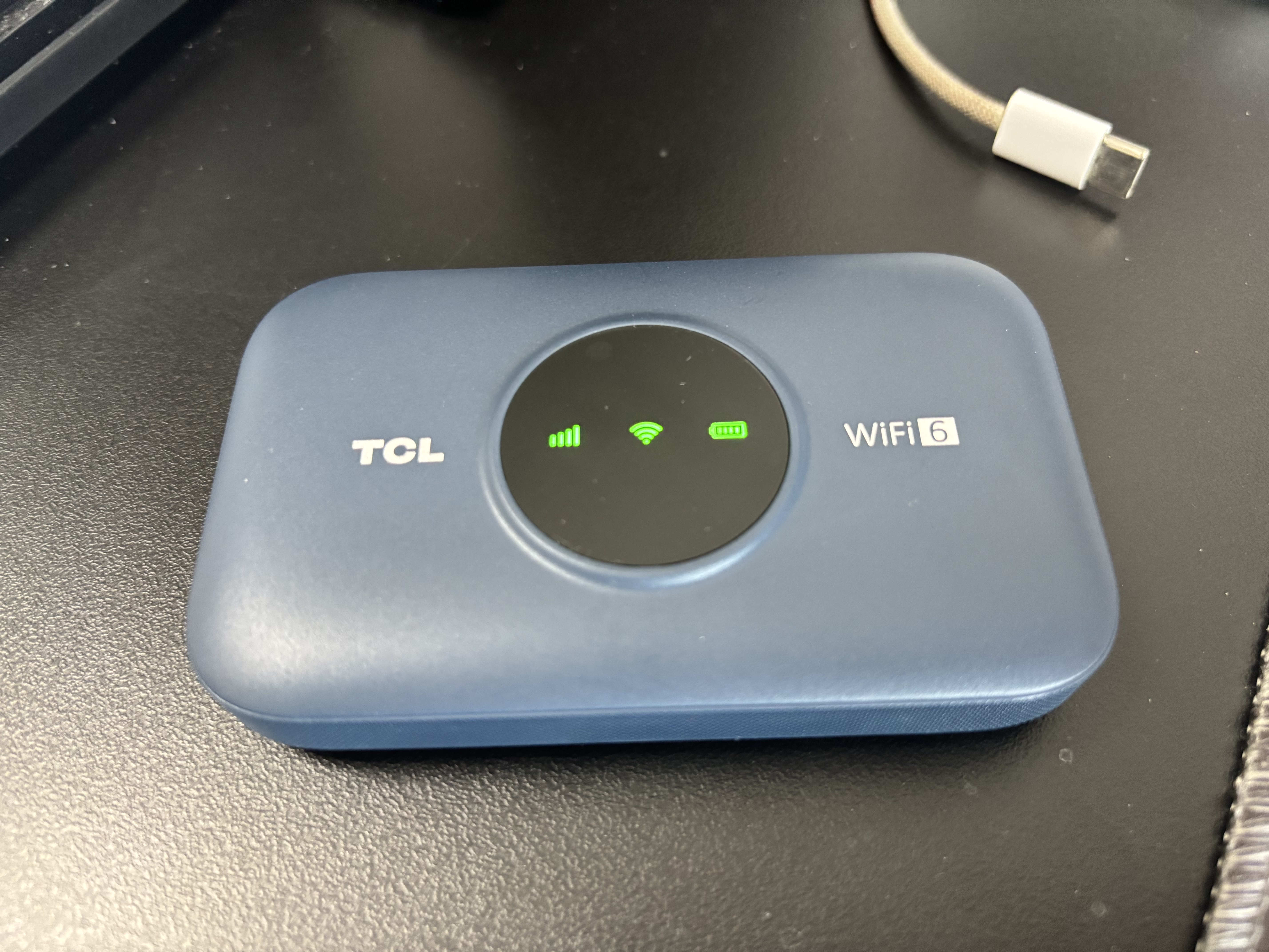 TCL随身wifi2026新款三网全国通用免插卡无线网wifi6车载4G路由器随身便携无限制移动联通电信5GXY15B 【新款苍梧蓝】展锐芯片3000毫安大电池 不限速不虚标月享1500G流量 实拍图