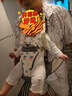孩之伴（baby friend）腰凳婴儿坐登宝宝背带前后两用多功能抱娃外出背娃神器 透气灰色 实拍图
