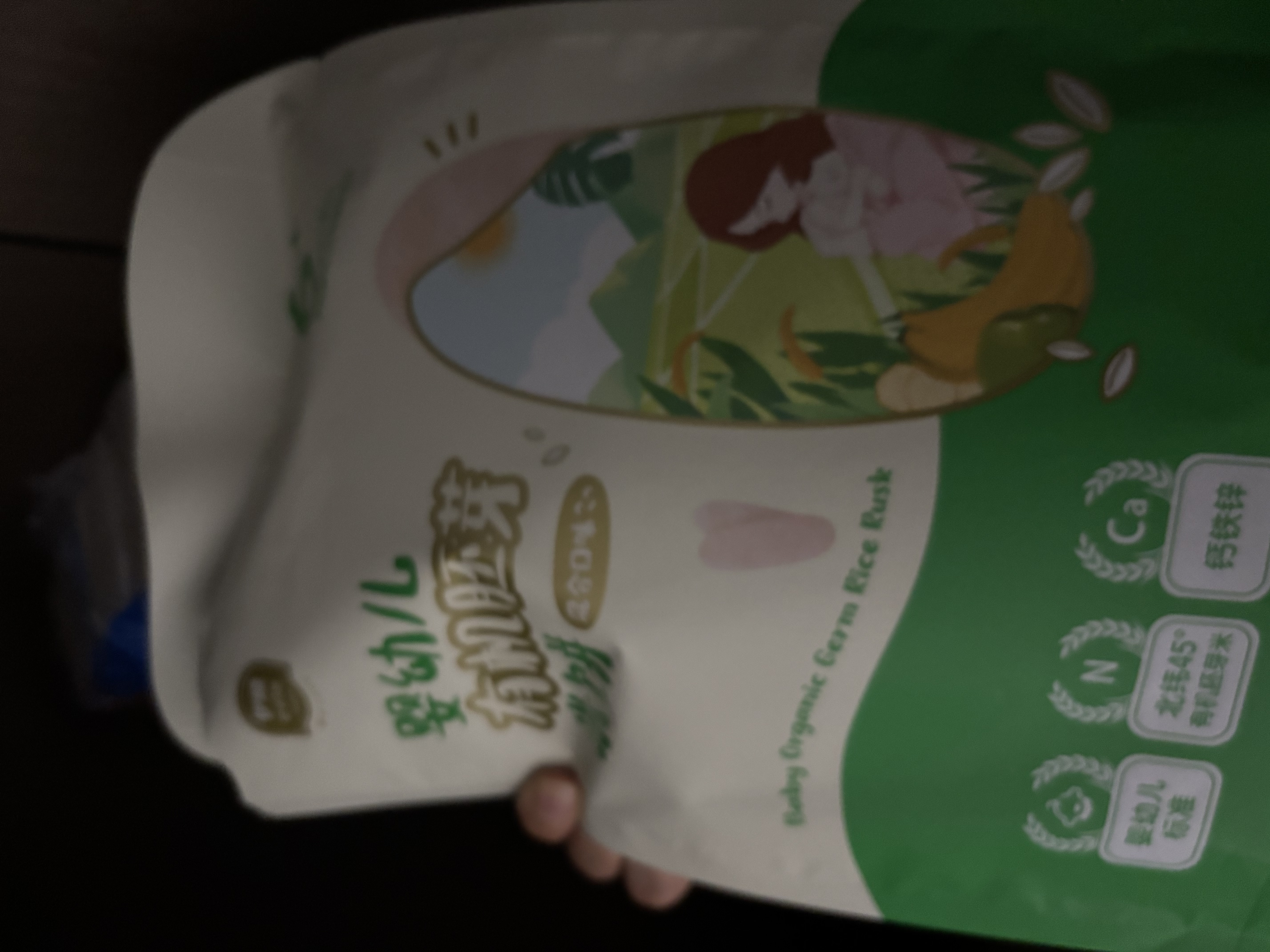 伊威（Eastwes）婴幼儿米饼有机胚芽宝宝儿童零食量贩装6月+混合口味120g 实拍图