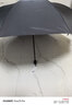 天堂伞 双人雨伞三折 雨伞加大加固三折雨伞全钢十骨大伞 乌木黑 实拍图