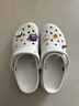 卡骆驰（CROCS）【预售】白鹿同款经典云朵洞洞鞋时尚百搭女鞋花园鞋|206750 月光灰-1NK(含智必星) 38 (240mm) 实拍图