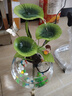 朴记创意荷花玻璃鱼缸流水摆件自动循环喷泉景观客厅桌面造景装饰礼品 童心流水（小公主） 实拍图